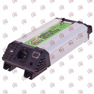 Перетворювач напруги з 12 на 220 В/1000W/USB/на клеми/модиф. синусоїда/RJ-45 PULSO IMU-1020