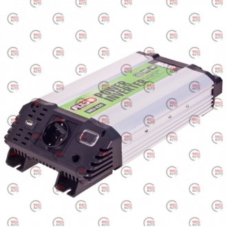 Перетворювач напруги з 12 на 220 В/ 800W/USB/на клеми/модиф. синусоїда/RJ-45 PULSO IMU-820