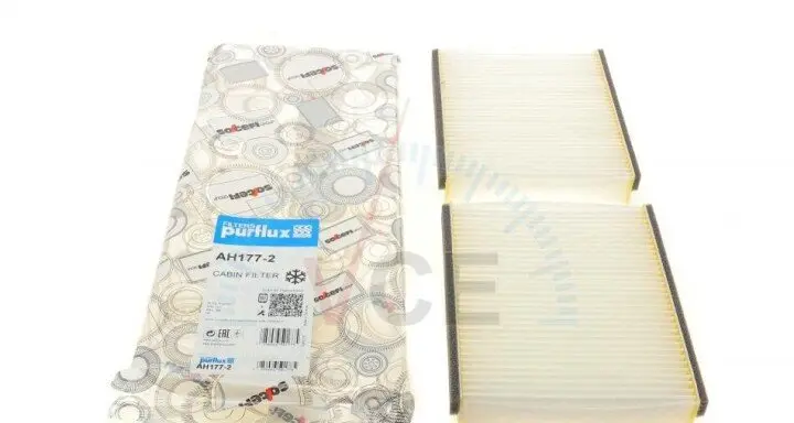 Фильтр, воздух во внутреннем пространстве PURFLUX AH177-2 (фото 1)