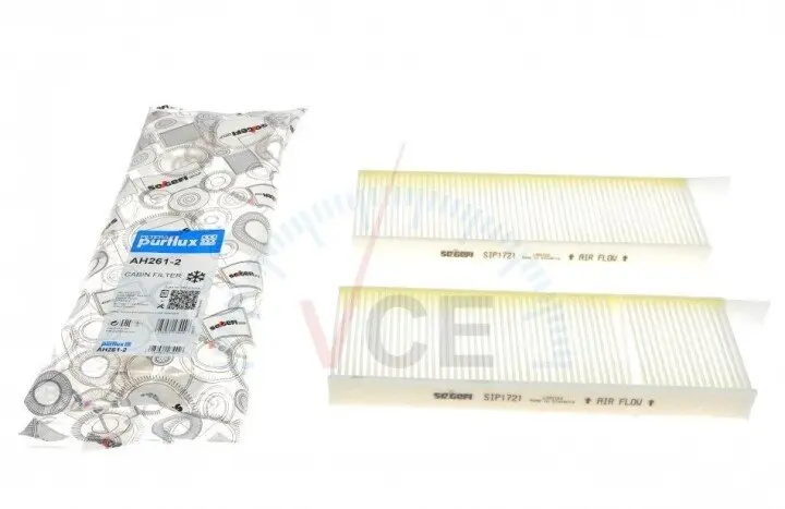 Фото 1 - Фильтр, воздух во внутреннем пространстве PURFLUX AH261-2 Фильтр, воздух во внутреннем пространстве PURFLUX AH261-2 (фото 1)