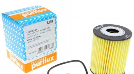 Масляний фільтр PURFLUX L399 (фото 1)