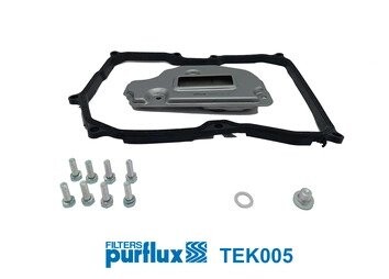 Фильтр АКПП VW Golf V/VI/ Passat 1.6-2.0 FSI/TDI 03-12 (с прокладкой) PURFLUX TEK005