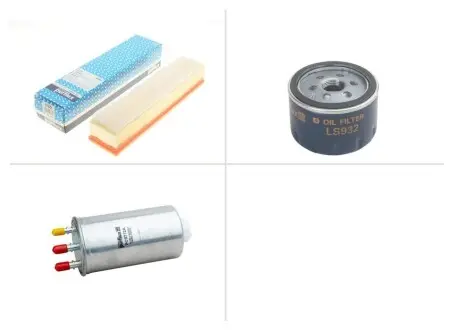 Комплект замены фильтров на Renault (Рено) Duster (Дастер) 1.5 dCi (HSAJ) K9K 892, K9K 612, K9K 884, K9K 626 PURFLUX ТО-0000006