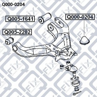 Отбойник переднего амортизатора Q-FIX Q000-0204