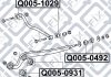 Сайлентблок нижнього важеля (передній) Q-FIX Q005-0931 (фото 1)