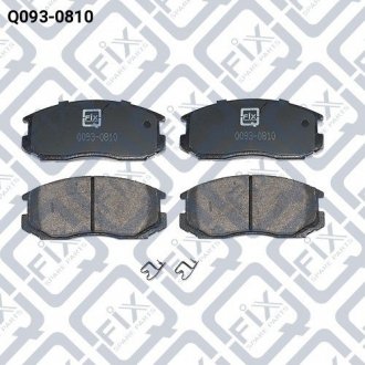 Колодки тормозные передние дисковые Q-FIX Q0930810 (фото 1)