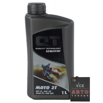 Моторное масло semisynt 2t tc, 1л QT-OIL QT1621001