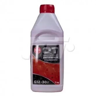 Антифриз qt meg standard -30 g12 червоний 1кг QT-OIL QT551301