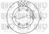 Тормозные диски задние QUINTON HAZELL BDC4543 (фото 2)
