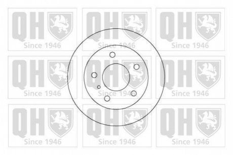 Тормозные диски QUINTON HAZELL BDC5173 (фото 1)