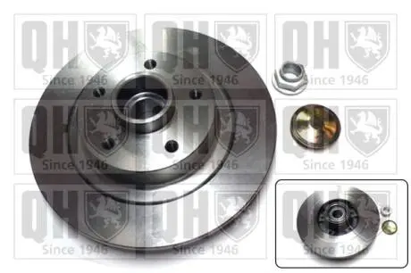 Тормозные диски с подшипником QUINTON HAZELL BDC5984
