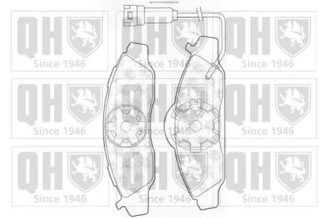 Гальмівні колодки дискові QUINTON HAZELL BP1177