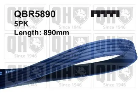 Ремень клиновый QUINTON HAZELL QBR5890