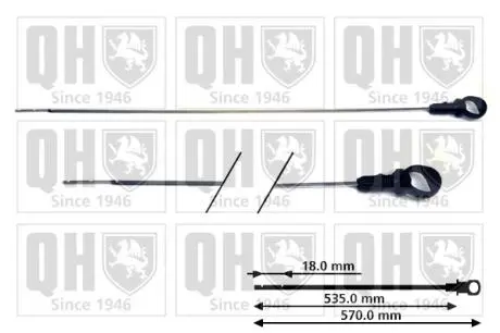 Щуп масляный QUINTON HAZELL QOD107