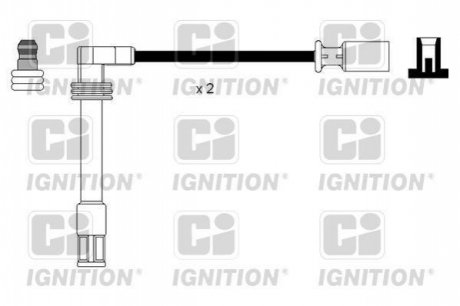 Комплект проводів запалювання QUINTON HAZELL XC1119 (фото 1)