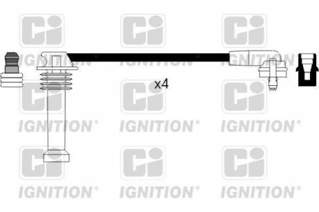 Комплект проводов зажигания QUINTON HAZELL XC402 (фото 1)