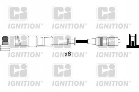 Комплект проводів запалювання QUINTON HAZELL XC528