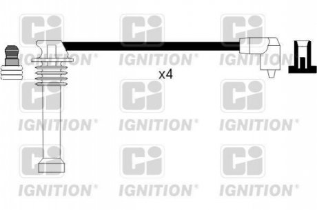 Комплект проводів запалювання QUINTON HAZELL XC710