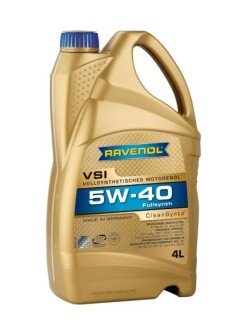 5w40 vsi 4l масло двигателя RAVENOL 1111130004