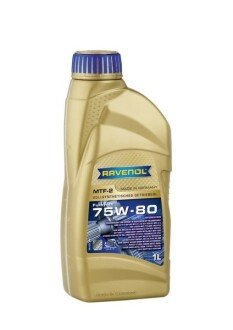 MTF-2 SAE 75W-80 1л масло в КПП RAVENOL 1221103001