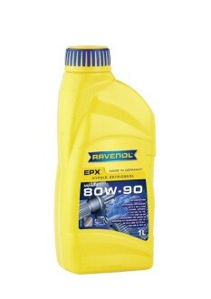 80W90 EPX GL-5 1л масло в КПП RAVENOL 1223205001