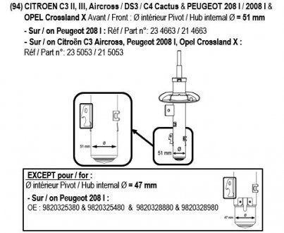 Амортизатор citroen c3 picasso 08> avg RECORD FRANCE 104663 (фото 1)