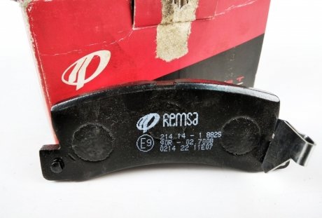 Комплект тормозных колодок, дисковый тормоз REMSA 0214.22 (фото 1)