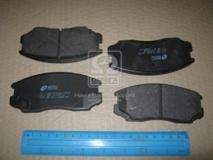 Комплект тормозных колодок, дисковый тормоз REMSA 0357.22 (фото 1)