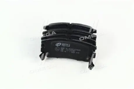 Комплект тормозных колодок, дисковый тормоз REMSA 0405.02