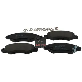 Комплект гальмівних колодок, дискове гальмо REMSA 0702.21