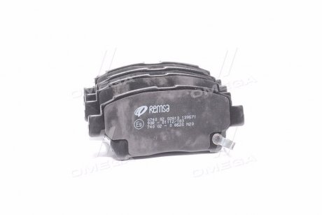 Комплект тормозных колодок, дисковый тормоз REMSA 0740.02
