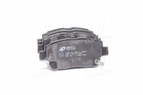Комплект тормозных колодок, дисковый тормоз REMSA 0740.02