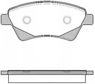 Комплект тормозных колодок, дисковый тормоз REMSA 0976.20 (фото 1)