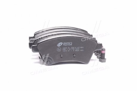 Комплект тормозных колодок, дисковый тормоз REMSA 1215.01