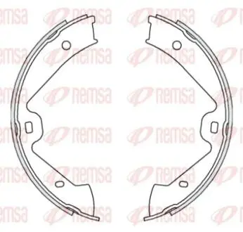 Комплект тормозных колодок REMSA 4675.00