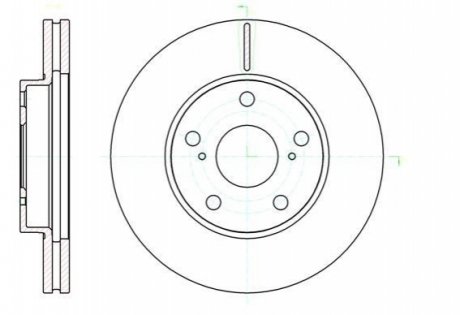 Тормозной диск REMSA 61043.10 (фото 1)