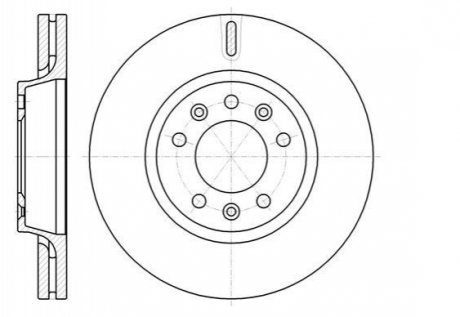 Тормозной диск REMSA 61052.10 (фото 1)