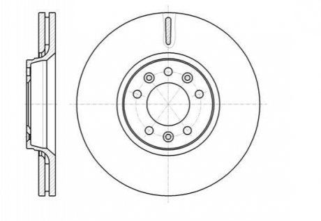 Тормозной диск REMSA 61054.10 (фото 1)
