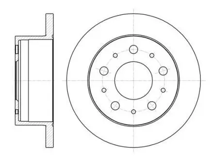 Тормозной диск REMSA 61056.00