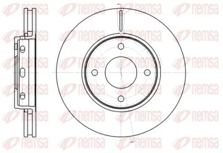 Гальмівний диск REMSA 61097.10