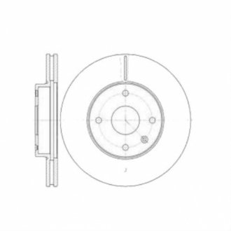 Тормозной диск REMSA 61181.10