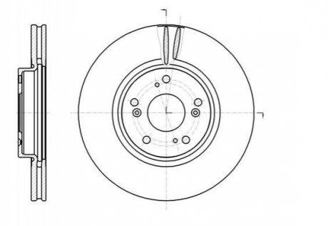 Гальмівний диск REMSA 61218.10 (фото 1)