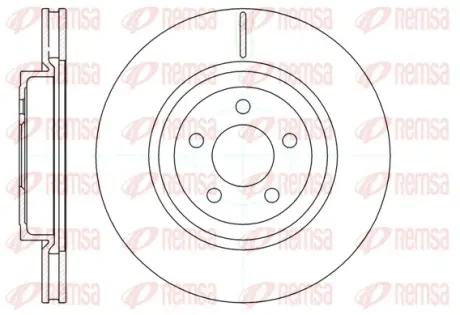 Тормозной диск REMSA 6126910