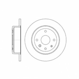 Тормозной диск REMSA 61321.00 (фото 1)
