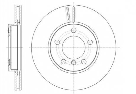 Тормозной диск REMSA 61439.10 (фото 1)