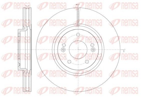 Гальмівний диск REMSA 61462.10