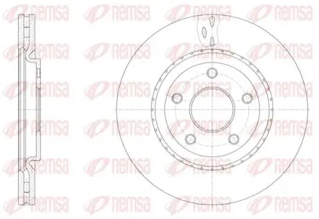 Тормозной диск REMSA 61515.10