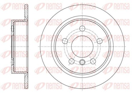 Тормозной диск REMSA 61618.00