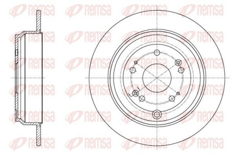 Диск тормозной REMSA 62515.00