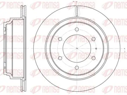 Тормозной диск REMSA 651510